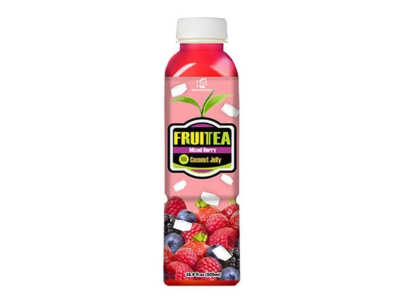 Mixed Berry Coconut Jelly Fruit Tea Drink (PET bottle)